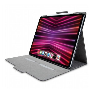 �G���R�� iPad Pro 12.9�C���` ��6���� 2022 �p �P�[�X �\�t�g���U�[ �J�o�[ �蒠�^ �X���[�v�Ή� �}�O�l�b�g �t���b�v �t���[�A���O�� �J�[�h�|�P�b�g�t �u���b�N(����s��)�y���������z