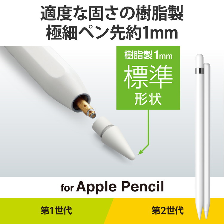 から厳選したApple Pencil 第2世代 第1世代 用 交換ペン先 3個入 太さ約1mm 極細 樹脂製 純正ペン先と同じ形 アップルペンシル  IPad 用 ペン先 ホワイト P-TIPAPS01WH(代引不可) ヘッドセット・イヤホンマイク