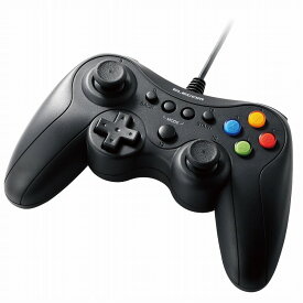 エレコム ゲームパッド PC コントローラー USB接続 Xinput Xbox系ボタン配置 FPS仕様 13ボタン 高耐久ボタン 軽量 スティックカバー交換 公式大会使用可 ブラック ペリフェラル JC-GP30XBK(代引不可)【送料無料】