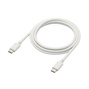 ELECOM GR USB Type C P[u ( ^Cv C to C ) 1.5m PD 100W XP[u ^RlN^ y iPhone p\R X}z  Type-C @Ή z zCg MPA-CC5P15WH(s)y[֔zzy