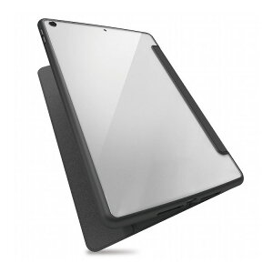 ELECOM iPad 10.2�C���` ��9 8 7���� (2021 2020 2019�N) �P�[�X �J�o�[ �蒠�^ �t���b�v �n�C�u���b�h �X���[�v�Ή� �}�O�l�b�g 2�A���O�� �w�ʃN���A �u���b�N �G���R�� TB-A21RTSLFCBK(����s��)�y������