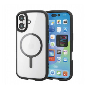 GR ELECOM iPhone 17 P[X nCubh Ռz y ^ MAGKEEP ͋zCX[dΉ Xgbvz[t Xgbvz[V[gt ubN PM-A25ATSLFCMBK(s)y[