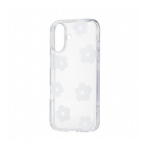 GR ELECOM iPhone 17 P[X \tg Ռz Xgbvz[V[gt ԕfUC zCg PM-A25AIMLFLWH(s)y[֔zzyz