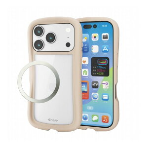 GR ELECOM iPhone 17 Pro P[X nCubh Ռz CzΉ^XebJ[t Xgbvz[t Xgbvz[V[gt Grippy x[W PM-A25CGRPFCBE(s)y[֔z