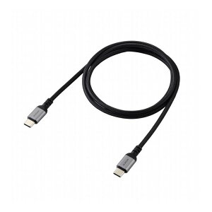 GR ELECOM USB Type-C P[u ( C to C ) 1m PD 100W }[d iCbV y Type C |[g MacBook iPhone Android Galaxy Pixel iPad Ή z ubN MPA-CC5PAN10BK(s)y[֔zzy
