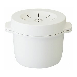 スケーター 電子レンジ調理 スチーム ご飯メーカー ホワイト 日本製 MWMR1 時短 レンジ 電子レンジ 調理器 簡単 手軽