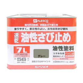 カンペハピオ 速乾さび止めペイント グレー 7L #00137645091070(代引不可)【送料無料】