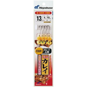 HAYABUSA 創流カレイ 鮮艶エッグボールイエロー IS406 15号 ハリス5 IS406-15-5(代引不可)