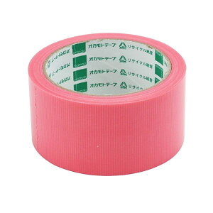 【単品30個セット】オカモト PETクロス養生用テープ桃色 No418 50mmX25m 養生テープ 補修 固定 仮止め(代引不可)【送料無料】