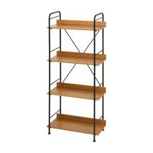 マルチシェルフ4段 SMART W710×D310×H1380mm MDF スチール おしゃれ(代引不可)【送料無料】