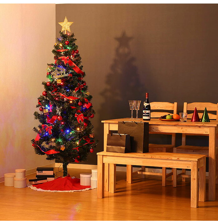 公式の クリスマスツリー スノーホワイト 高さ45cm ミニ 卓上 ライト付き オーナメント付き フルセット Christmas Turbonetce Com Br