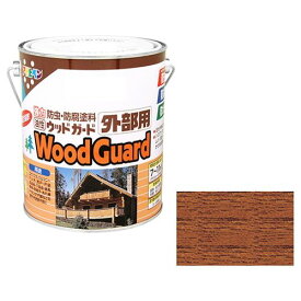 アサヒペン・油性ウッドガード外部用・1．6Lーチークー03【送料無料】