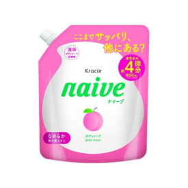 クラシエホームプロダクツ販売 ナイーブ ボディソープ(桃の葉エキス配合)詰替用(代引不可)