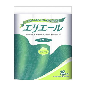 【4個セット】 大王製紙 エリエールトイレティシュー 18ロール ダブルまとめ買い まとめ売り セット販売 セット 業務用 備蓄(代引不可)【送料無料】