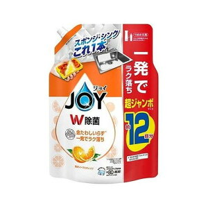 【単品4個セット】 除菌ジョイコンパクトぜい沢シトラスオレンジの香り詰替超ジャンボサイズ P&Gジャパン(代引不可)【送料無料】