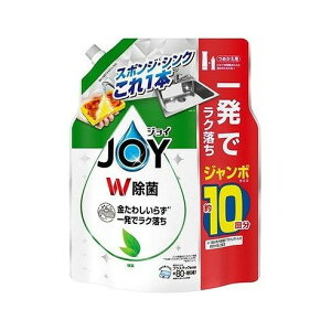 【単品6個セット】 除菌ジョイコンパクト緑茶の香り詰替ジャンボサイズ P&Gジャパン(代引不可)【送料無料】