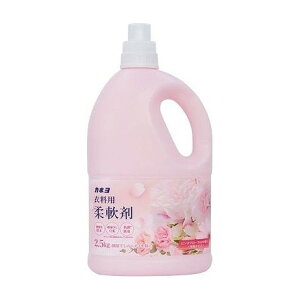 【単品6個セット】 衣料用柔軟剤 2.5kg ピンクフローラルの香り カネヨ石鹸(代引不可)【送料無料】