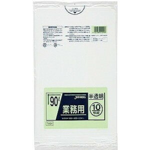 【単品6個セット】ポリ袋業務用90L半透明 TM-94 (株)ジャパックス(代引不可)【送料無料】