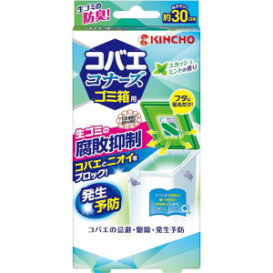 【単品1個セット】コバエコナーズ ゴミ箱用腐敗抑制Wスカッシュミント 大日本除虫菊(代引不可)