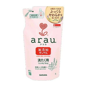 【単品3個セット】 アラウ洗たく用せっけん詰替用1000ML サラヤ株式会社(代引不可)