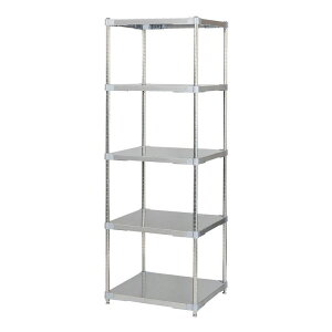 【※法人様限定販売】【燕三条製】 PROFACE SUS304ステンレスソリッドシェルフ5段 600×600×1800 SUS304ステンレスポール スチールラック スチールシェルフ ラック キッチンラック レンジラック(代