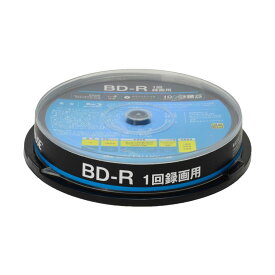 グリーンハウス BD-R 録画用 25GB 1-4倍速 10枚スピンドル GH-BDR25A10(代引き不可)