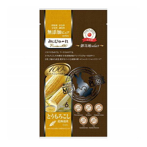 リバード みにぴゅーれ 無添加 とうもろこし 6本 小動物 うさぎ ハムスター ハリネズミ おやつ フード