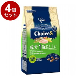 【4個セット】 アースペット ファーストチョイス ChoiceS 成犬1歳以上 600g【送料無料】