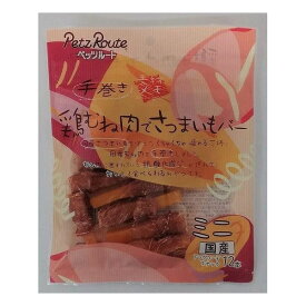 【6個セット】 ペッツルート 鶏むね肉でさつまいもバー ミニ 12本 x6【送料無料】