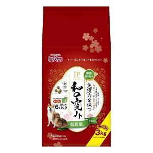【2個セット】 ペットライン JPスタイル和の究み 小粒 低脂肪 1歳から 3kg (500g×6)【送料無料】