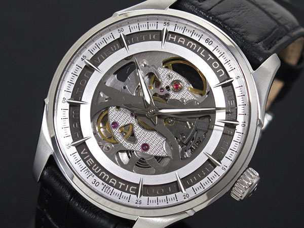 ハミルトン HAMILTON ジャズマスター ビューマチック スケルトン 腕時計 H42555751【送料無料】 | リコメン堂ホームライフ館