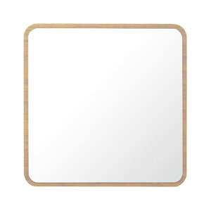 塩川光明堂 国産 ウォールミラー ハビット しかく NA ナチュラル ミラー 鏡(代引不可)【送料無料】