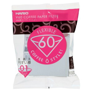 HARIO(nI) V60py[p[tB^[ 01W 1-2tp 100 VCF-01-100W