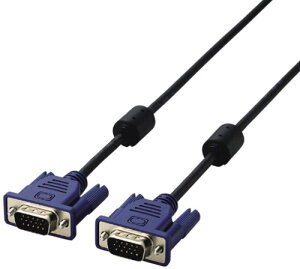 ELECOM �X���������f�B�X�v���C�P�[�u�� 1.5m/D-Sub15pin(�~�j)�I�X-D-Sub15pin(�~�j)�I�X ( CAC-15BK )(�P�[�u��/�R�l�N�^)
