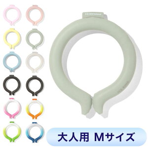 ICE RING アイスリング ネッククーラー 結露しない 繰り返し使える オトナ A3Y4022 Mサイズ suo クールリング 保冷剤 暑さ対策 大人用 おとな用(代引不可)【メール便(ゆうパケット)】【送料無料
