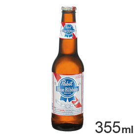 パブストブルーリボン 瓶 355ml ギフト ラッピング済 ビール ラガー アメリカンラガー アメリカ Pabst Brewing Blue Ribbon 瓶ビール すっきり ライト 軽い 飲みやすい 手土産 誕生日 御祝 御礼【送料無料】