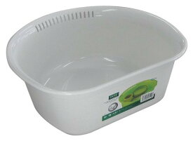 【5個セット】アスベル ポゼ 洗い桶(35型) W(ホワイト)(代引不可)【送料無料】