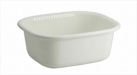 【5個セット】アスベル ポゼ 洗い桶(角型) W(ホワイト)(代引不可)【送料無料】
