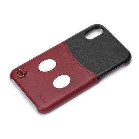 PGA iPhone X用ハードケース ポケット付き ミッキーマウス PG-DCS284MKY ディズニー カバー ケース かわいい スマホ
