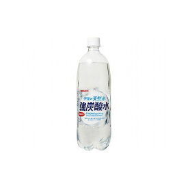 【まとめ買い】サンガリア 伊賀の天然水 強炭酸水ペット 1L x12個セット まとめ セット セット買い 業務用(代引不可)