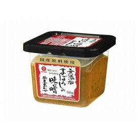 【6個セット】 山内 無添加まぼろしの味噌米麦合せカップ 500g x6(代引不可)【送料無料】