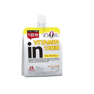【単品6個セット】 森永 inゼリー マルチビタミンカロリーゼロ 180gx6 まとめ買い まとめ売り お徳用 大容量 セット販売(代引不可)【送料無料】