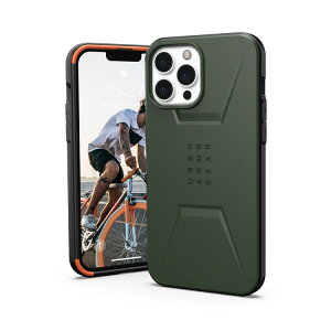 �y���{���K�㗝�X�i�zURBAN ARMOR GEAR iPhone 13 Pro Max(6.7) 2021�Ή��ϏՌ��P�[�XMagSafe�Ή� CIVILIAN �I���[�u UAG-IPH21L-CMS-OL �y�ʁy���������z