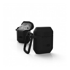 �y���{���K�㗝�X�i�z URBAN ARMOR GEAR Apple AirPods�p SILICONE_001(�ϏՌ�/�J���r�i�t��) �u���b�N UAG-APSV2-BK�y���������z