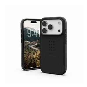 URBAN ARMOR GEAR iPhone 17 Pro 2025�Ή��ϏՌ��P�[�X CIVILIAN MAGSAFE �u���b�N UAG-IPH25MA-CMS-BK(����s��)�y���������z