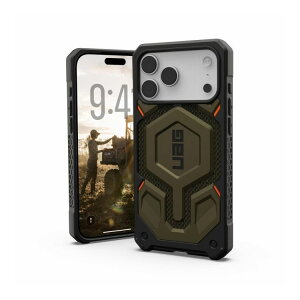 URBAN ARMOR GEAR iPhone 17 ProMax 2025�Ή��ϏՌ��P�[�X MONARCH PRO KEVLAR MAGSAFE �P�u���[�O���[�� �y���K���{�㗝�X�i�z UAG-IPH25LA-PMS-KG(����s��)�y���������z