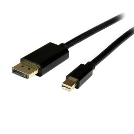 STARTECH.COM LTD MDP2DPMM3M Mini DisplayPort - DisplayPort 1.2 変換ケーブル 3m ブラック 1x ミニディスプレイポート mini DP (オス) - 1x ディスプレイポート DP (オス)(代引不可)