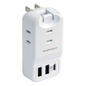 �J�V���� 3AC3USB 2A+C PD20W ���o�[�V�u�� �������� WH AC-035(����s��)�y���������z