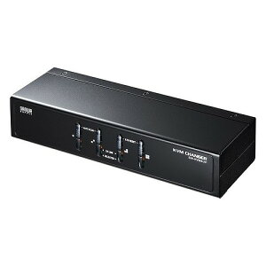 サンワサプライ PS/2・USB両対応パソコン自動切替器(4:1) SW-KVM4UP(代引不可)【送料無料】