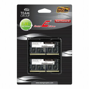 Team TEAM SO-DIMM 1.35v DDR3 204pin PC3-12800 1600Mhz 16GB(8GBx2) ivۏ TSD3L16G1600C11DC(s)yz